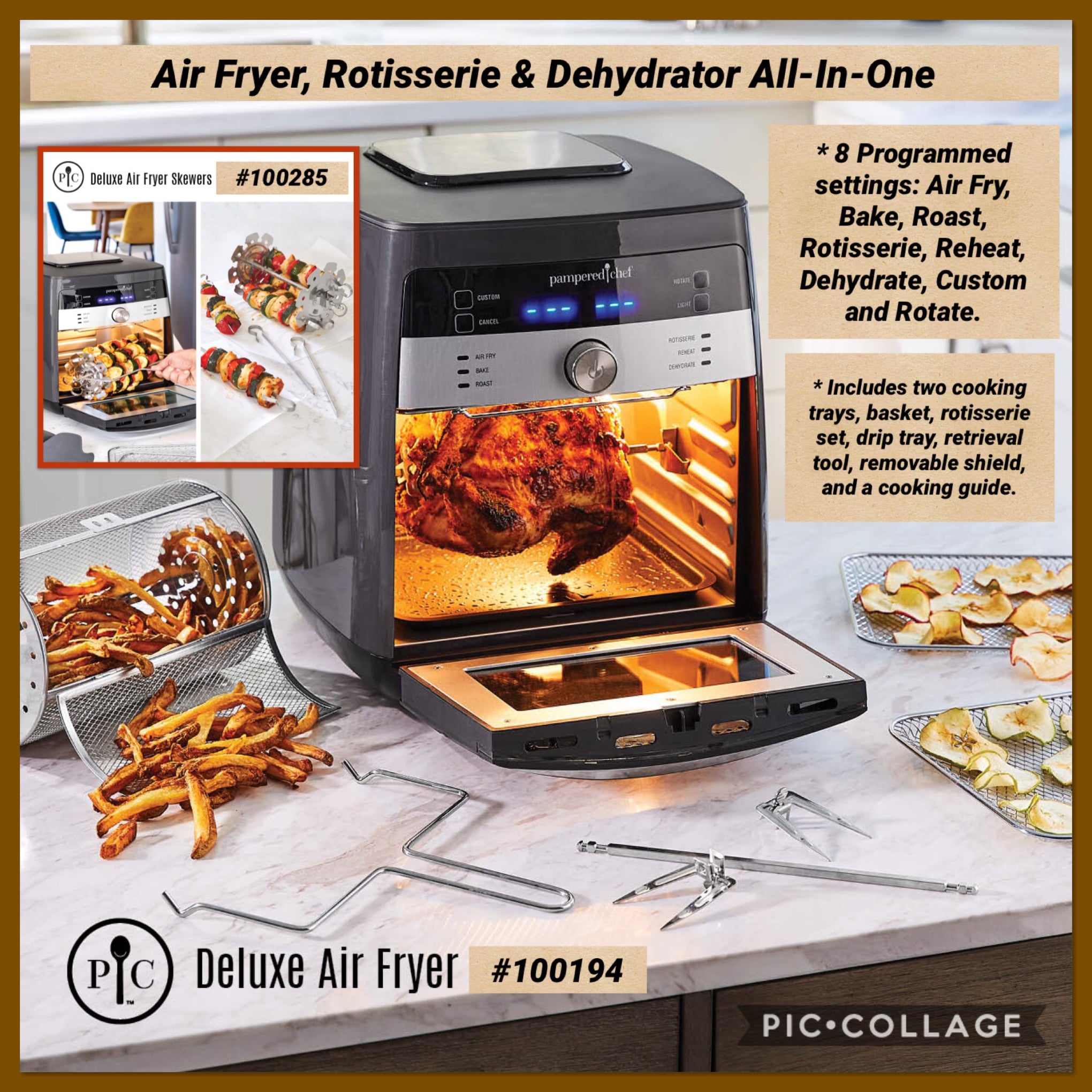 Deluxe air fryer reviews and benefits display picture 1
