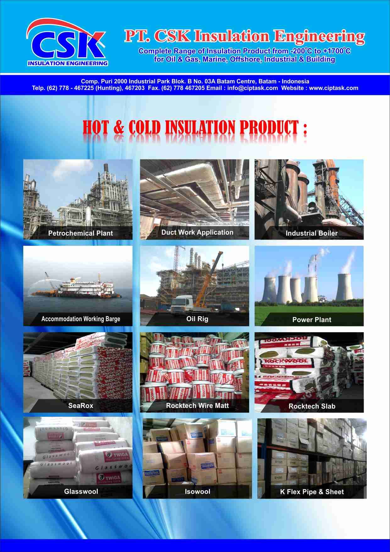 PT. CSK Insulation Engineering | Singapore Singapore