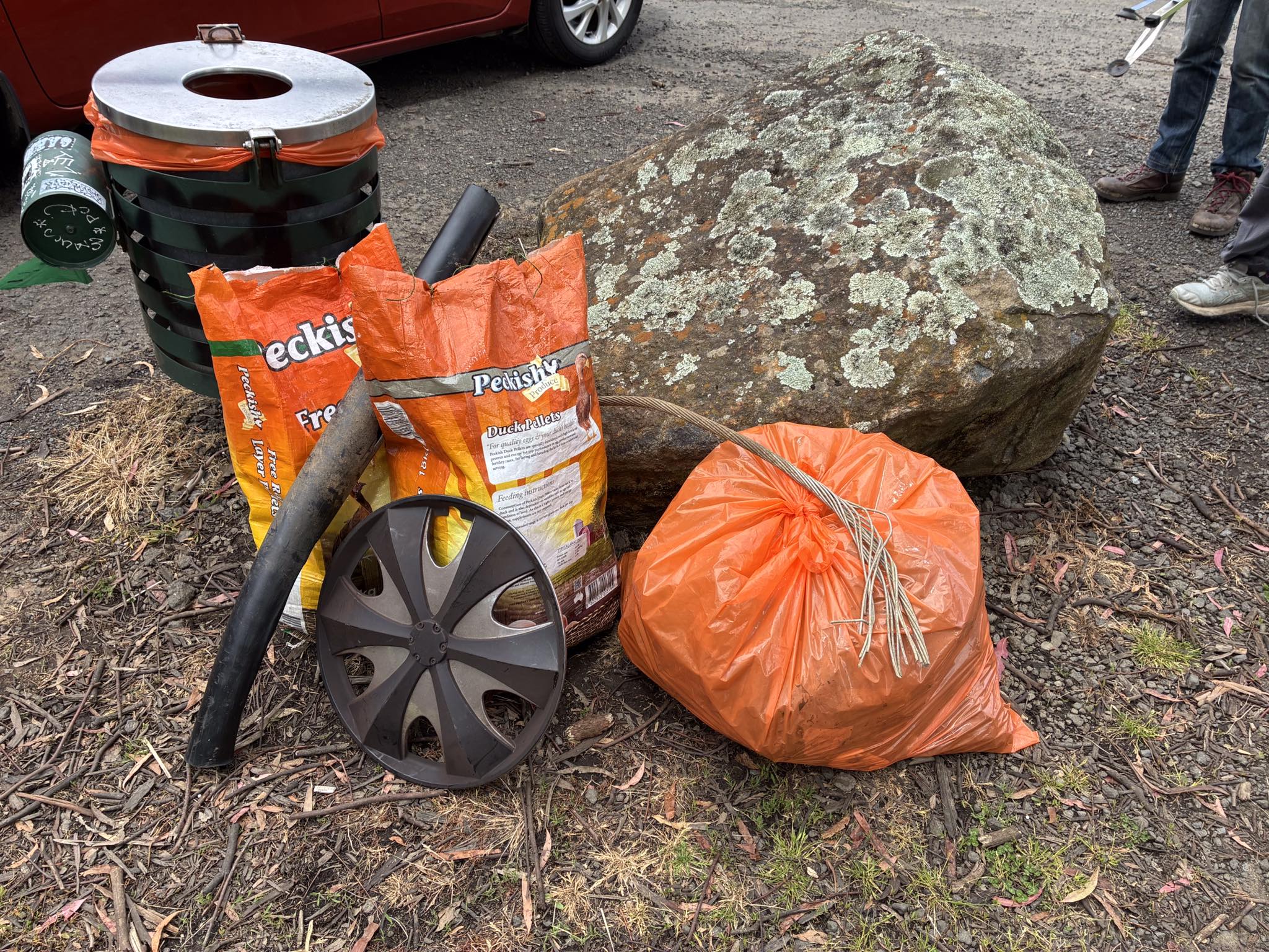 Cleanup at Hoblers Bridge Reserve