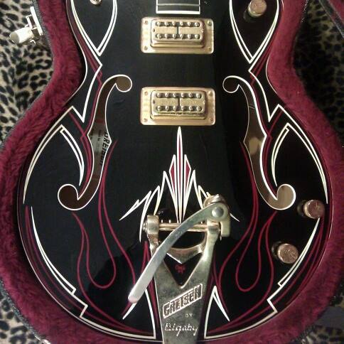 Greasy Gorilla Pinstriping - Purple and custom mixed metallic blue ...