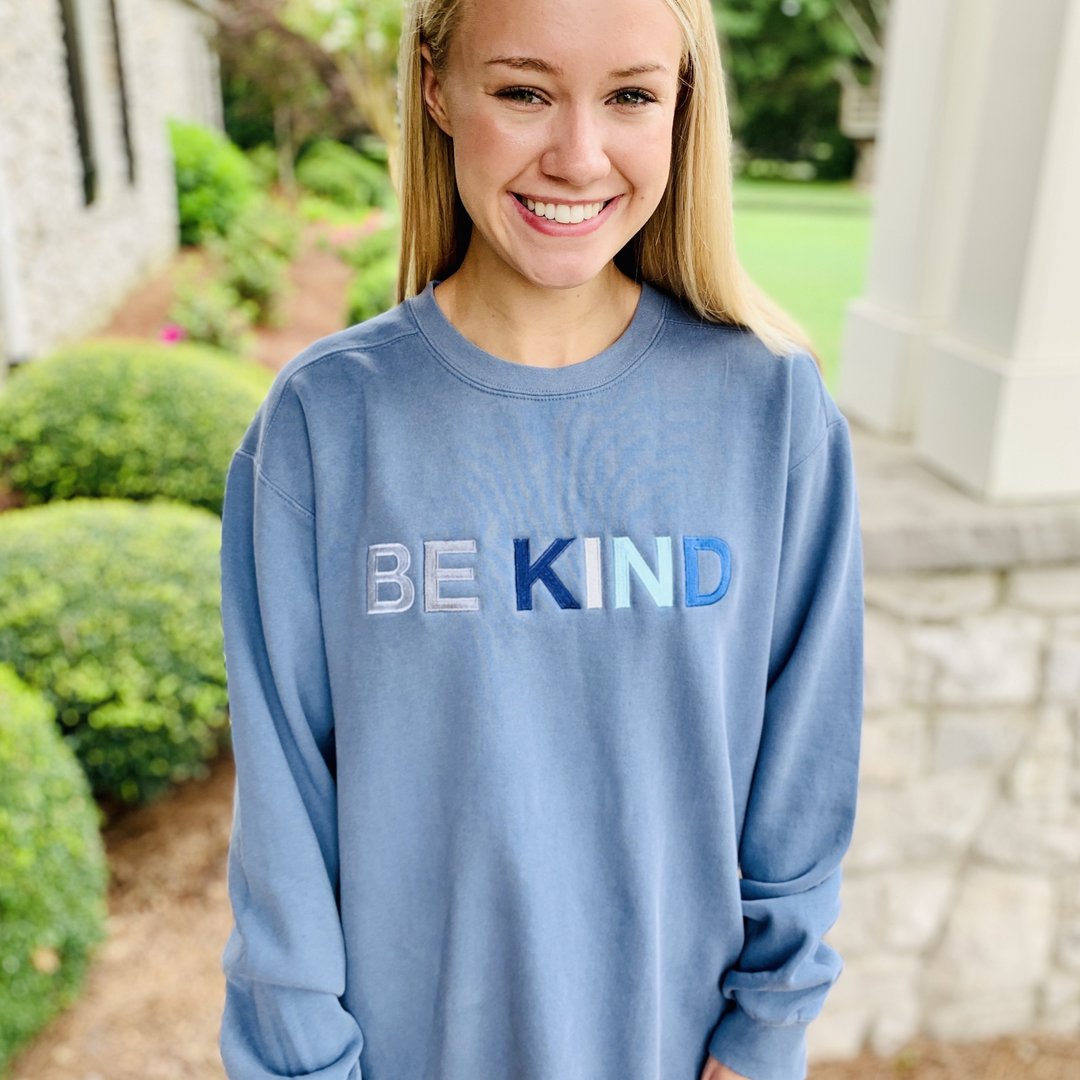 Be Kind Embroidered Comfort Colors Sweatshirt - Sweatshirts | Facebook  Marketplace | Facebook