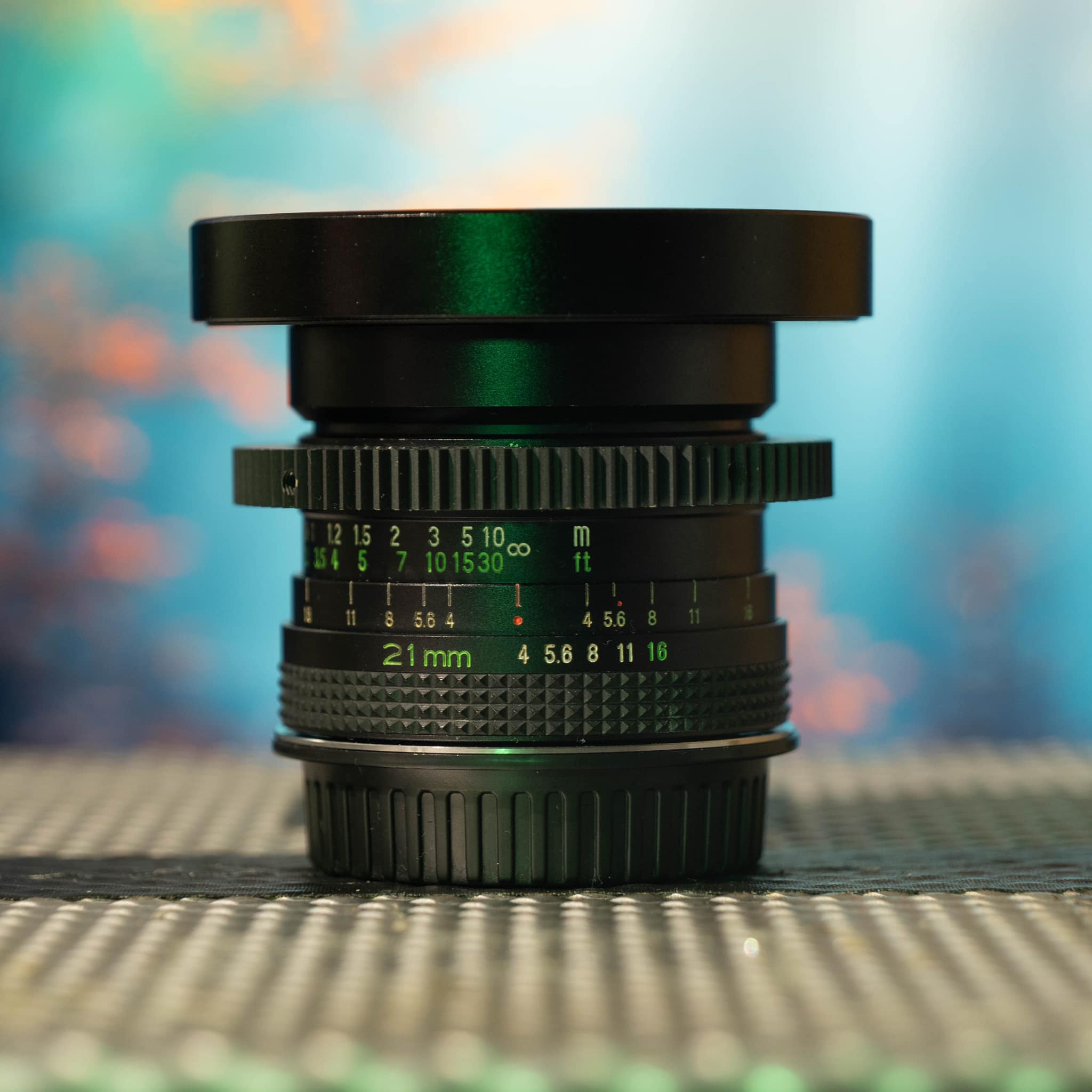 RARE - Petri C.C Auto 21mm f4 full frame wide angle lens Petri