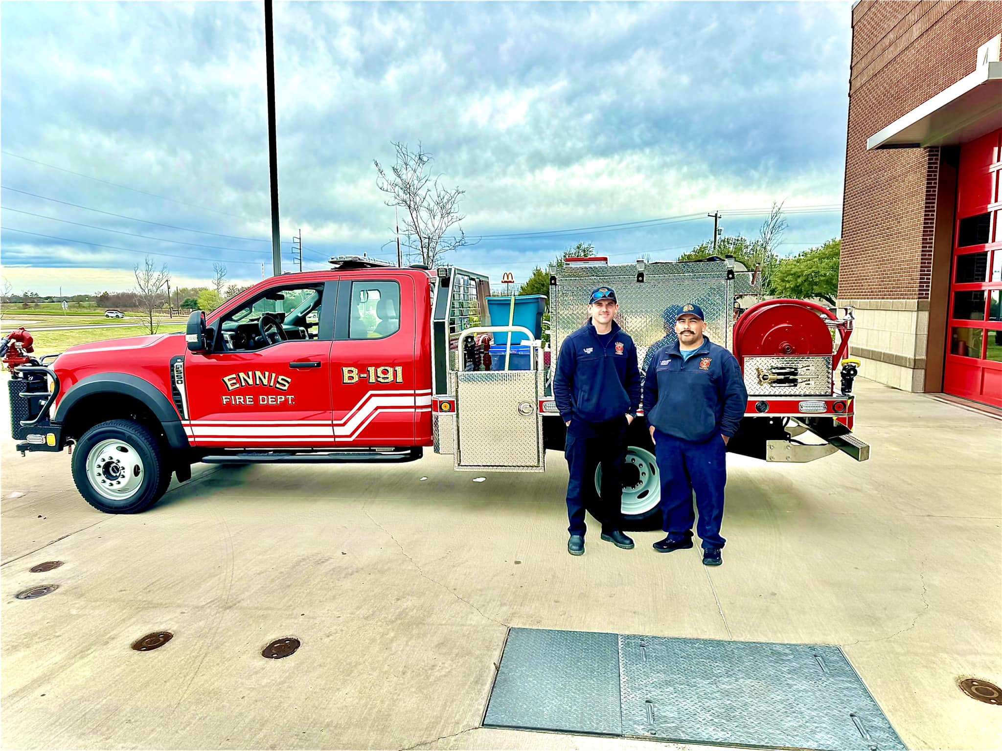 Ennis, - This afternoon, two members of our Ennis Fire Department were ...