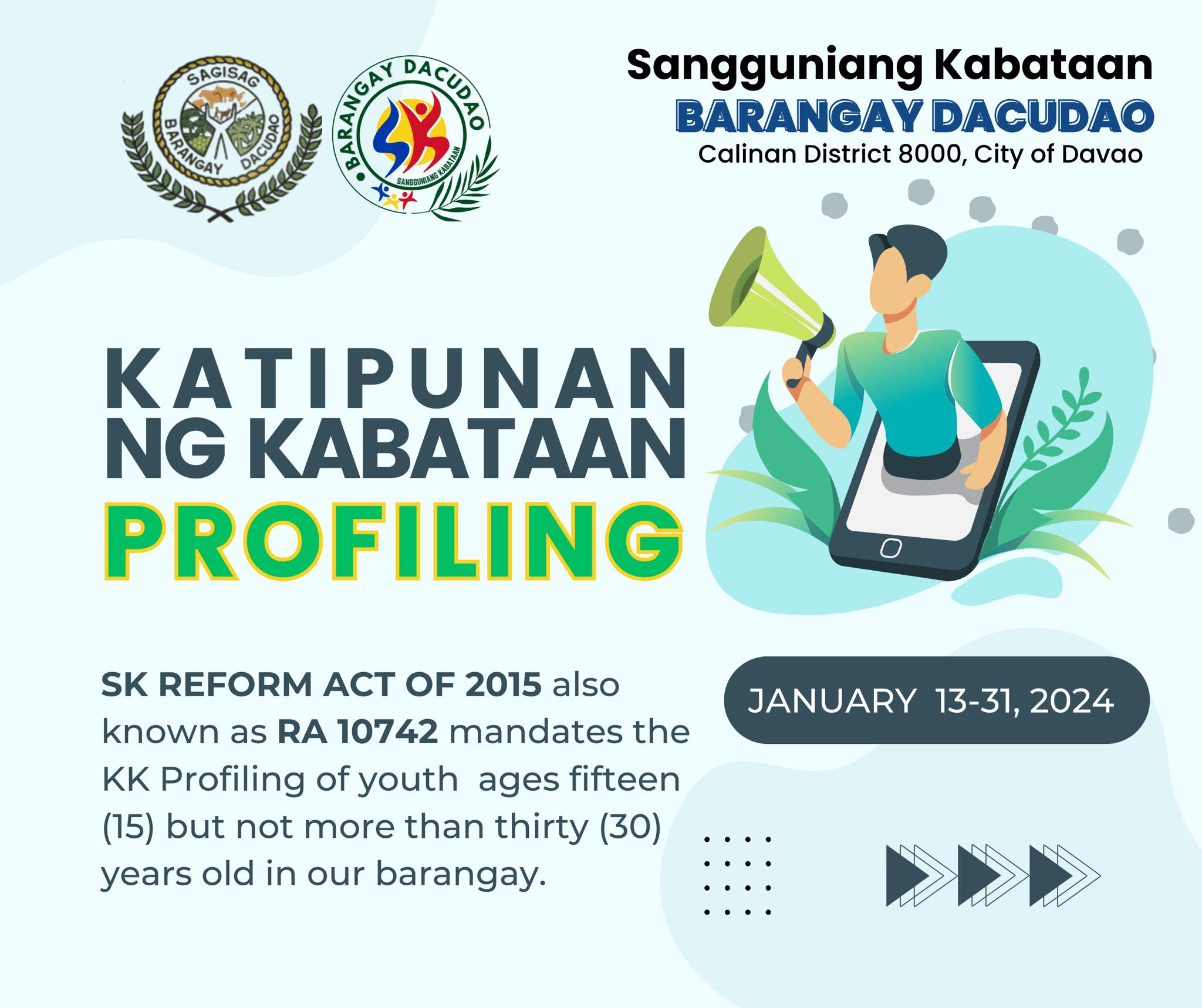 Katipunan ng Kabataan (KK) Profiling | Kumusta, Dacudaoans? Department ...
