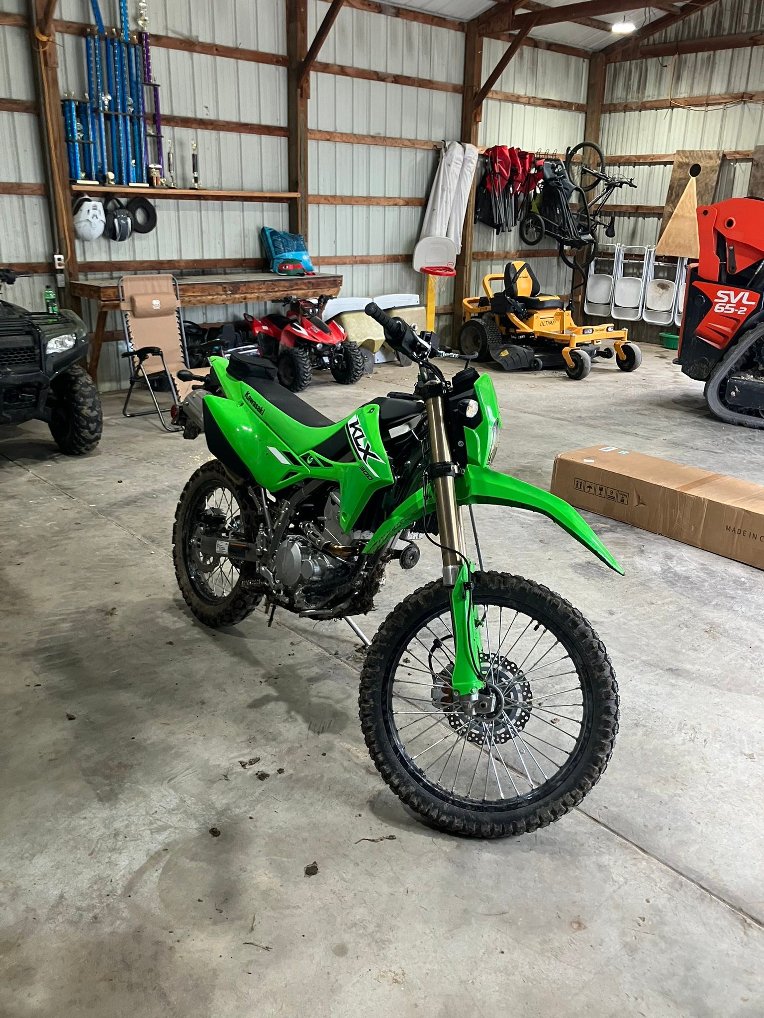 KLX Owners | Has anyone located a fender eliminator kit for the rear on ...