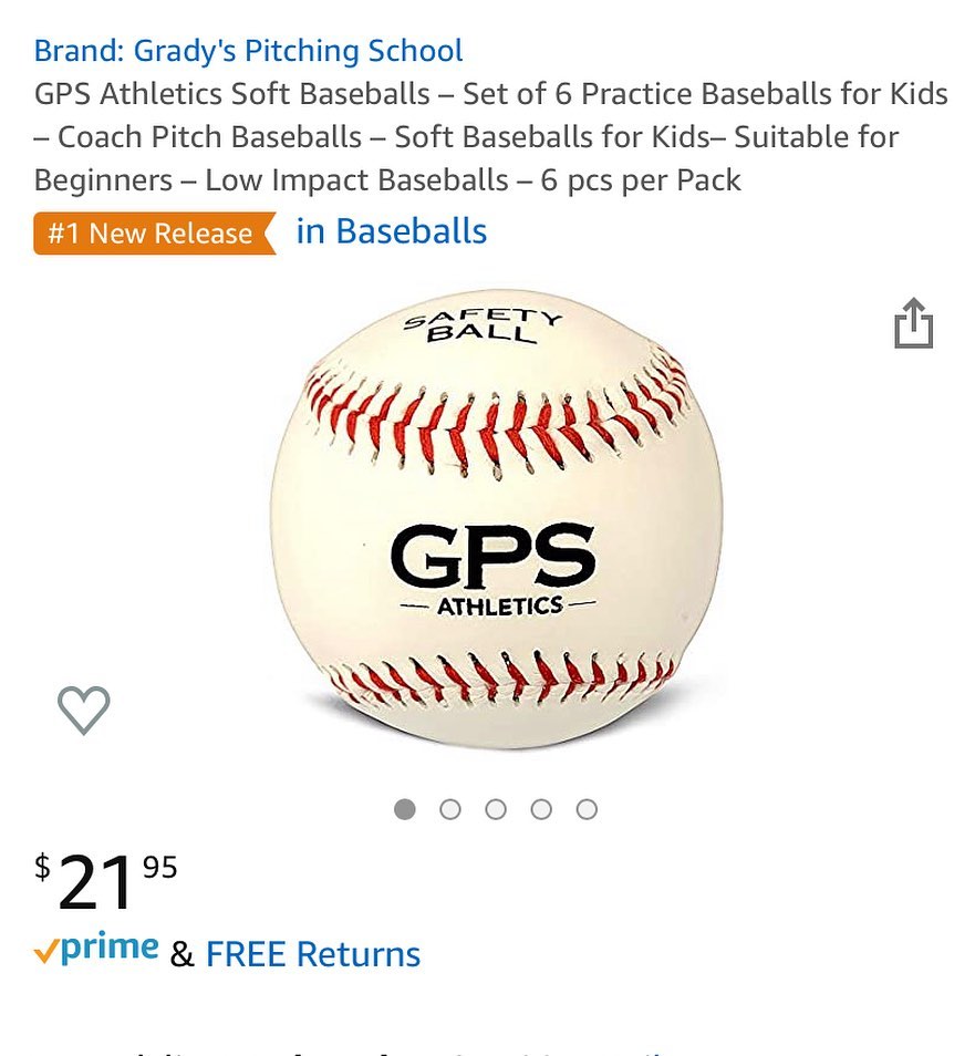 Ballon Lesté Grady's Pitching School - Set D'entraînement Baseball, Soft Shell, Pour Lancer