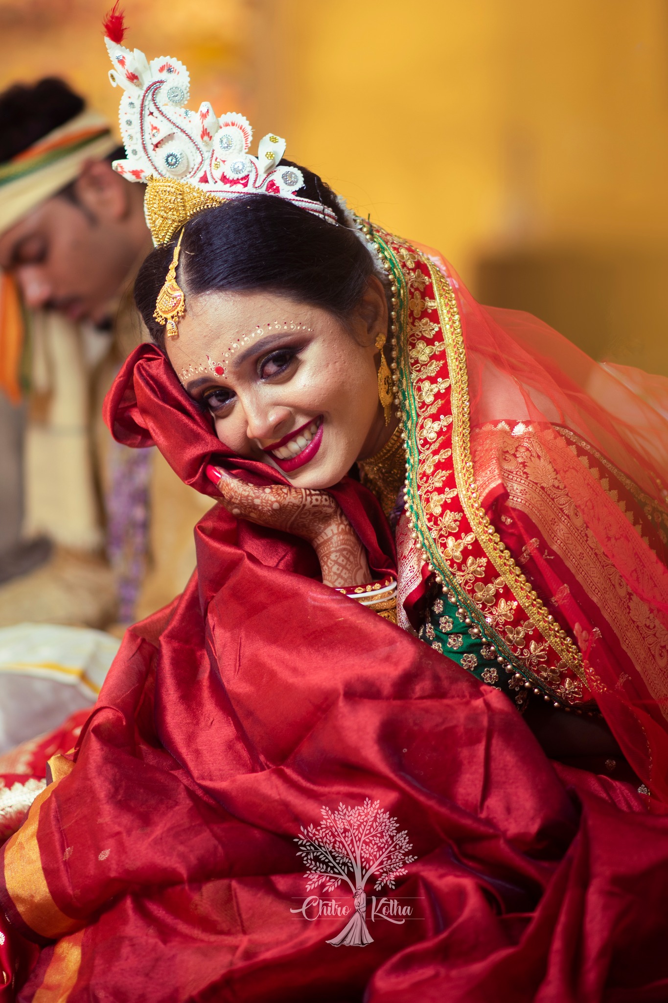 Chitro Kotha - Meghna on her wedding moment 🤎...