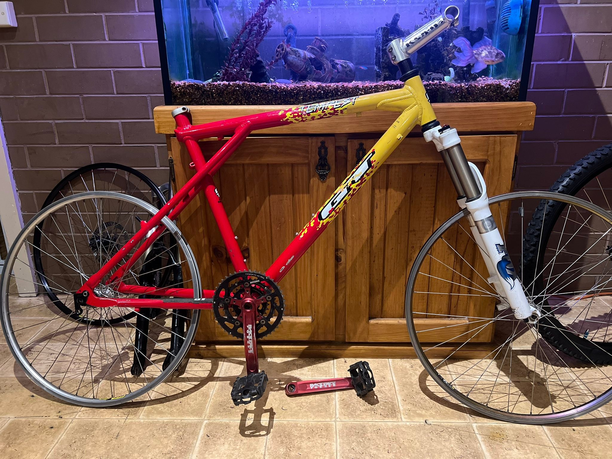 Classic late 90s GT Tempest bicycle for sale