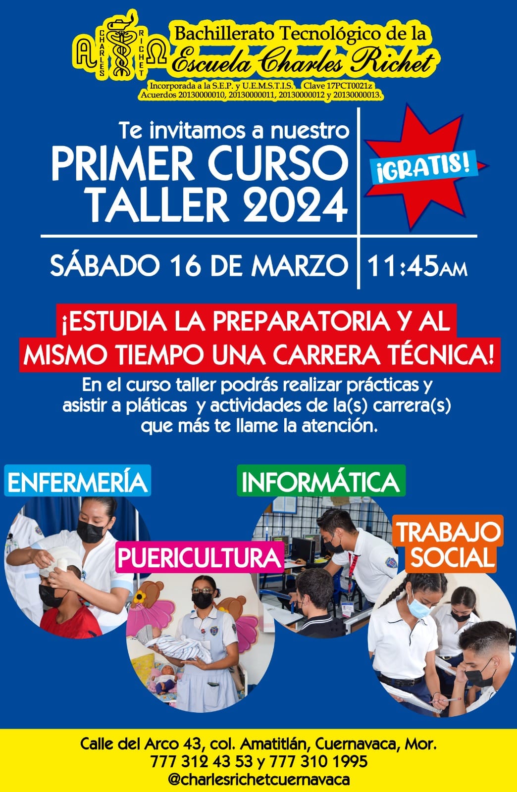 Bachillerato Tecnológico de la Escuela Charles Richet | Cuernavaca
