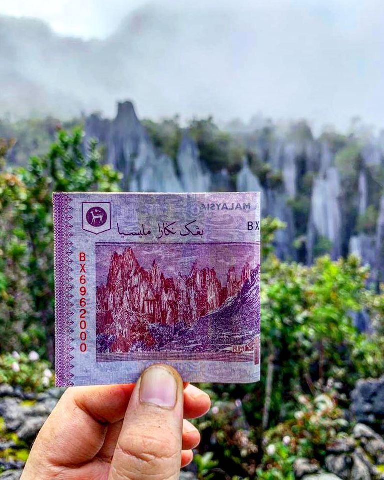 走咯 我们吃喝旅行去 - 【🔎涨知识了！】原来100令吉钱币💴上的那座山就在 #Sarawak 「Gunung... | Facebook