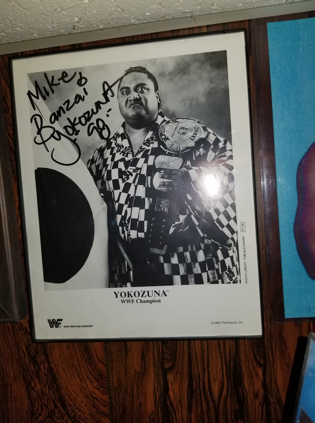 Autographed Yokozuna. $500 shipped.
