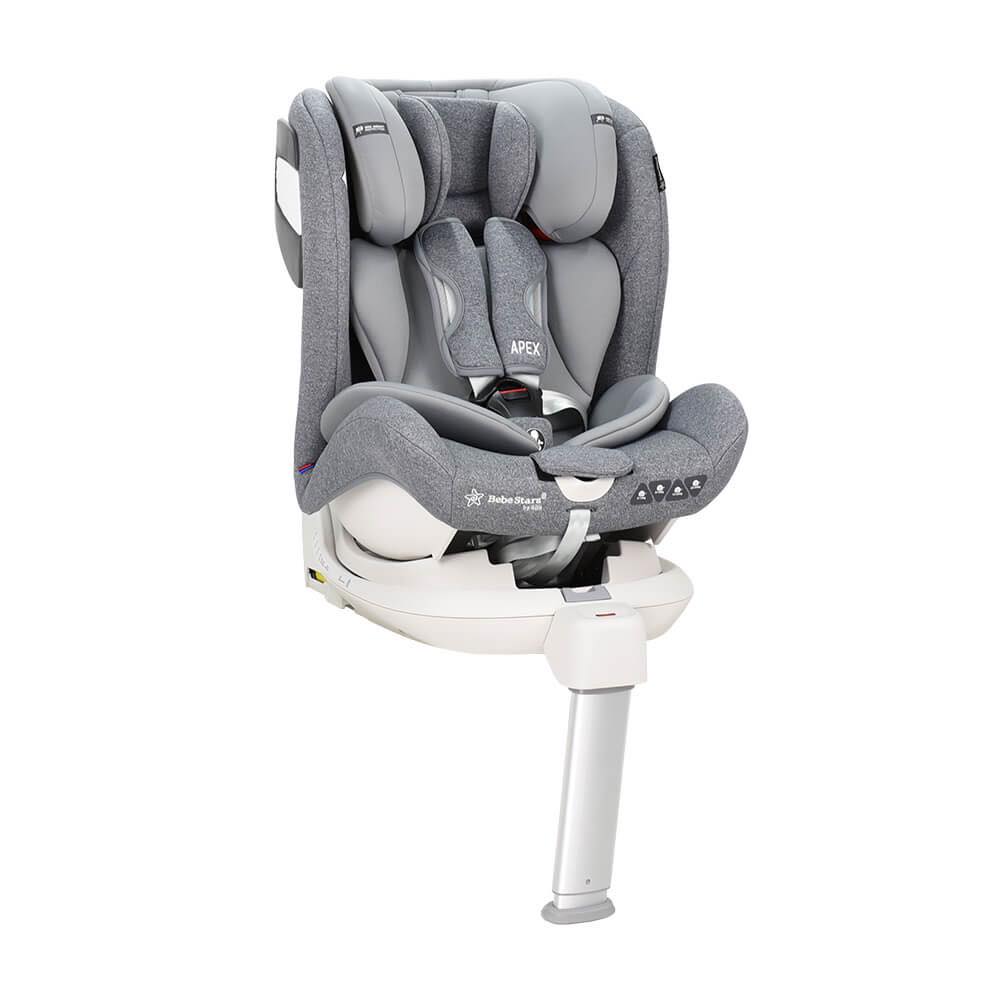 This is an Aprica Fladea Grow child car seat, featuring a 360