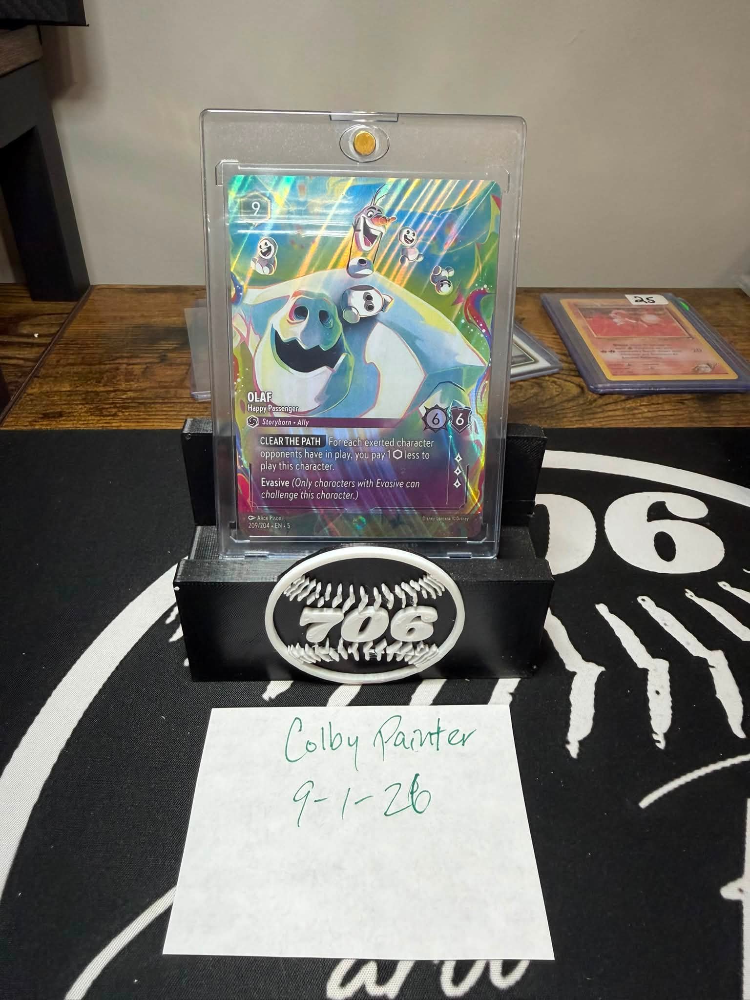 Lorcana TCG Olaf card for sale