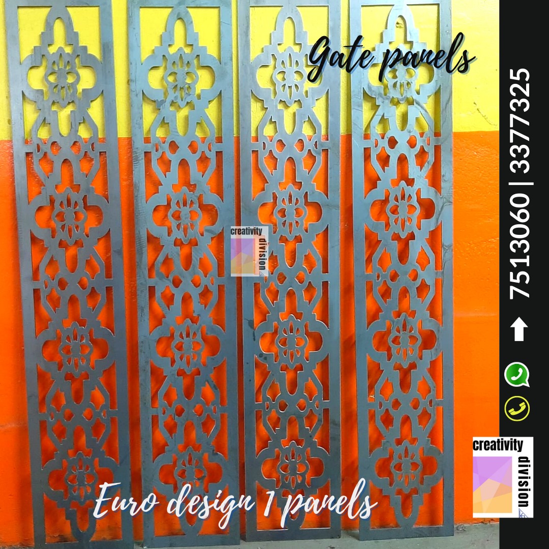 Part of the Euro panel series CNC plasma cut design...inserts for gates ...
