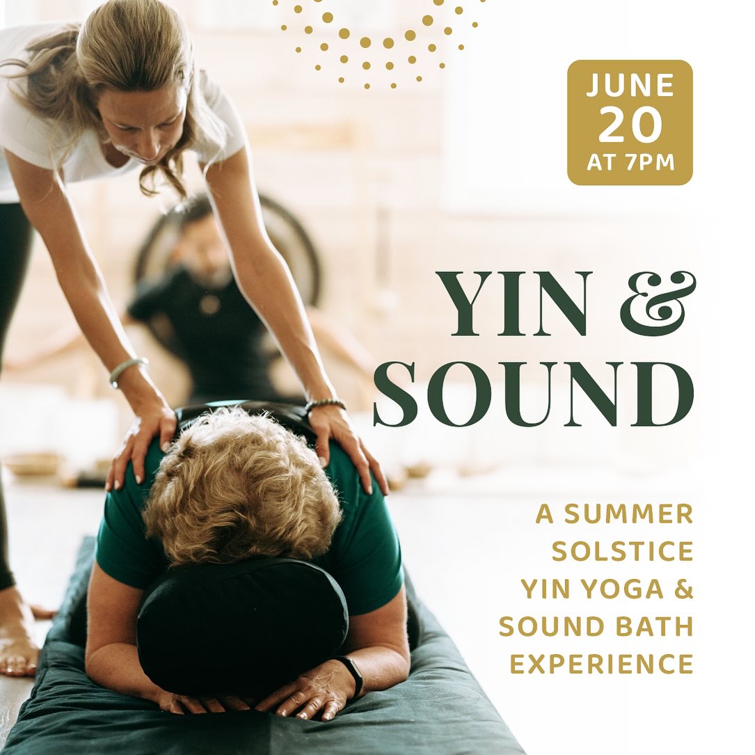 Sound & Yoga - Join us for a gentle Yin and Sound Class to...