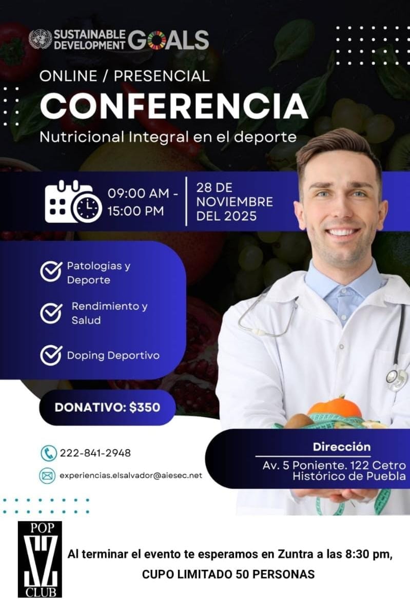 NUTRICION DEPORTIVA | Conferencia | Facebook