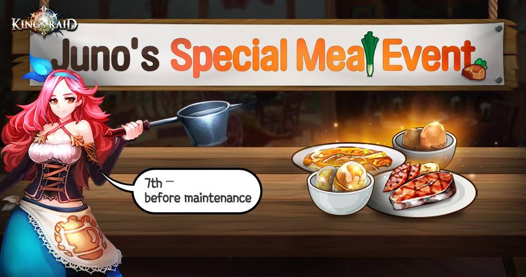 レシぴ King's - King's Raid will cook for you!! Open the Event Page on