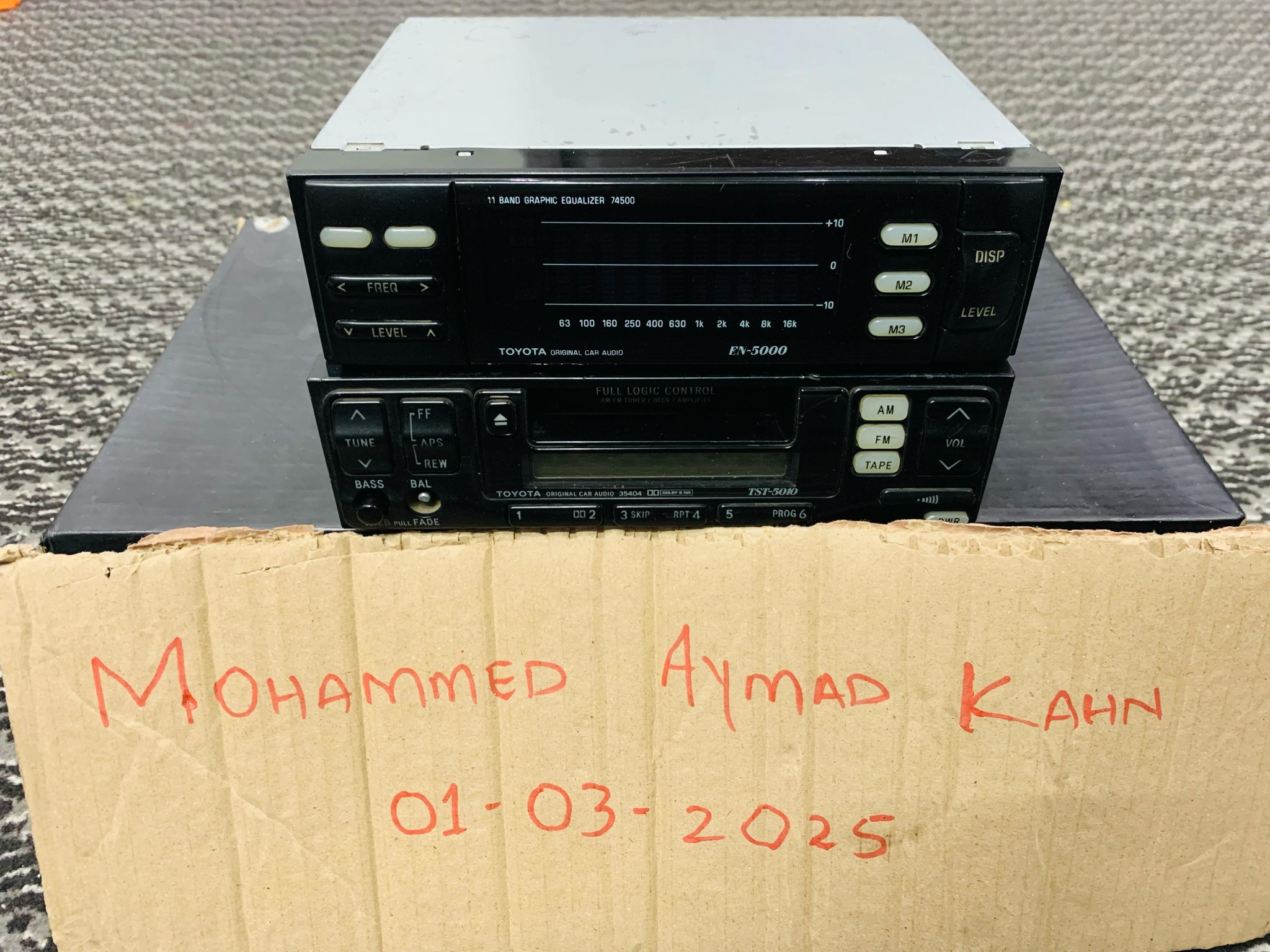Toyota Oem JDM EN5000/74500 11 Band Graphic Equalizer with Toyota