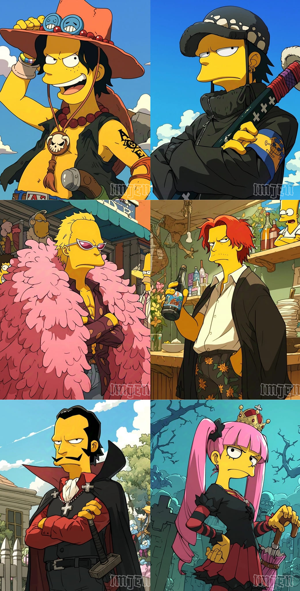 One piece Simpsons be like✨?? (Do not Repost!, Share only 