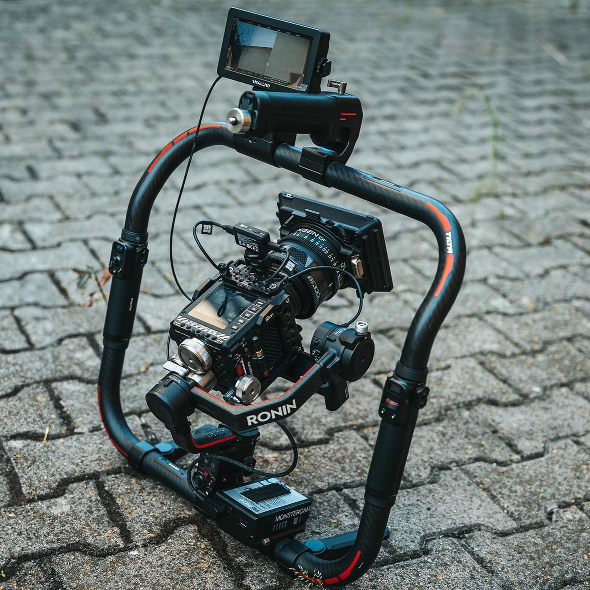Tiltamax advanced ring grip for DJI RS2 and RS3 Pro gimbals