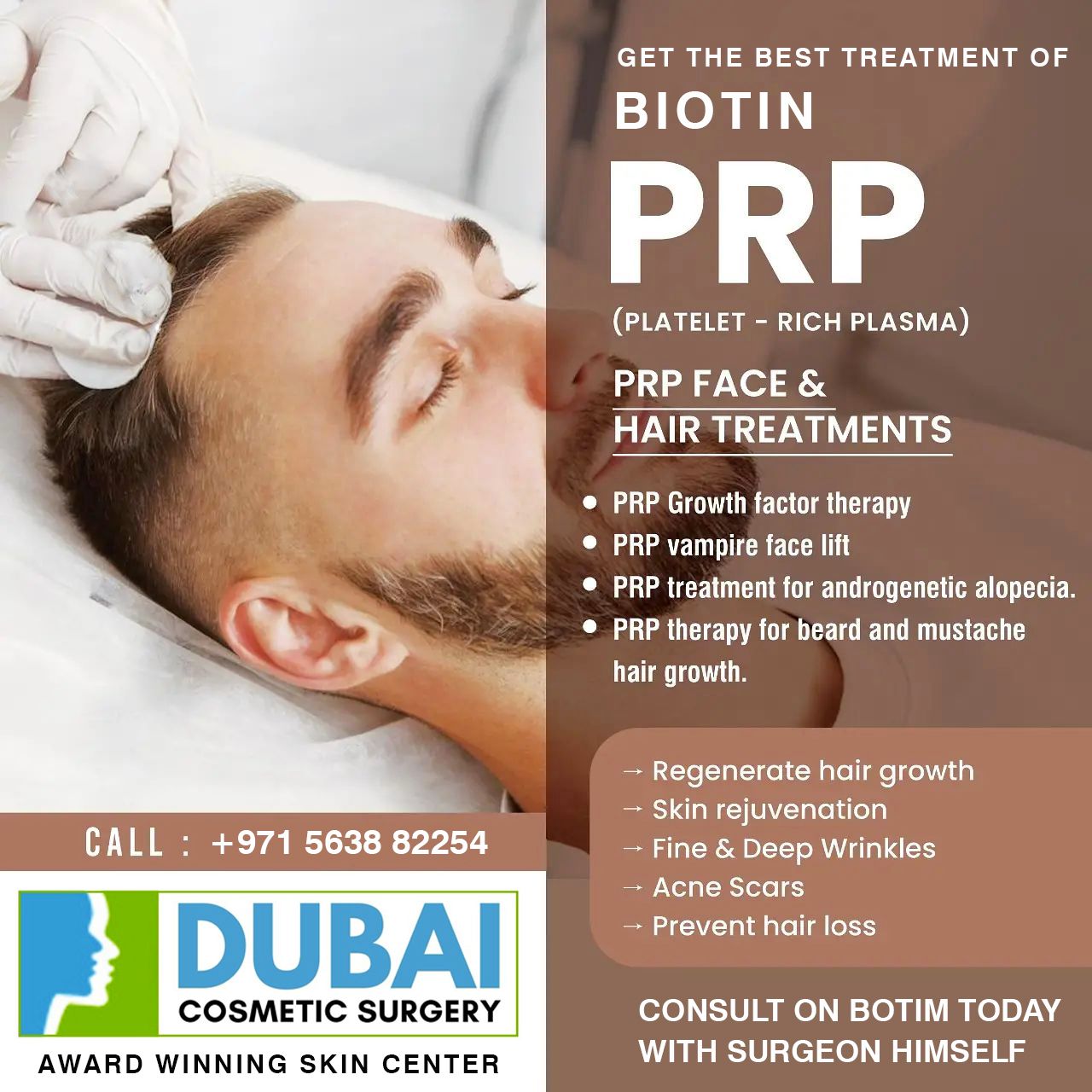 Biotin PRP/plasmotherapy... - Areeva Cosmetic Surgery Clinic | Facebook