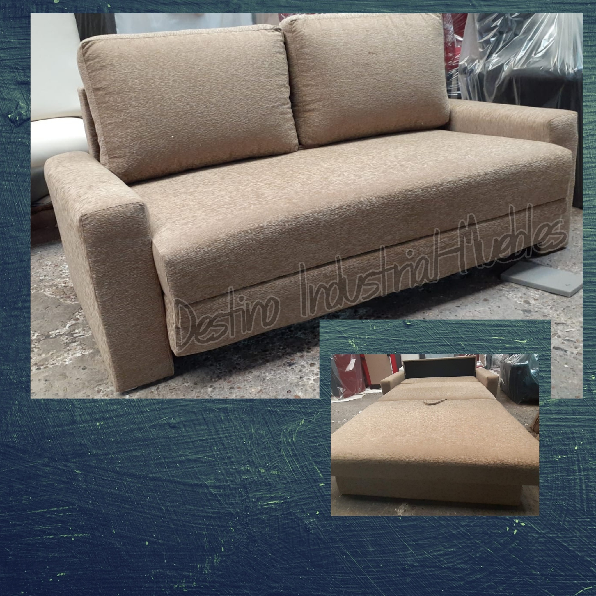Otro sillon cama de 2 plazas color a... - Destino Industrial | Facebook