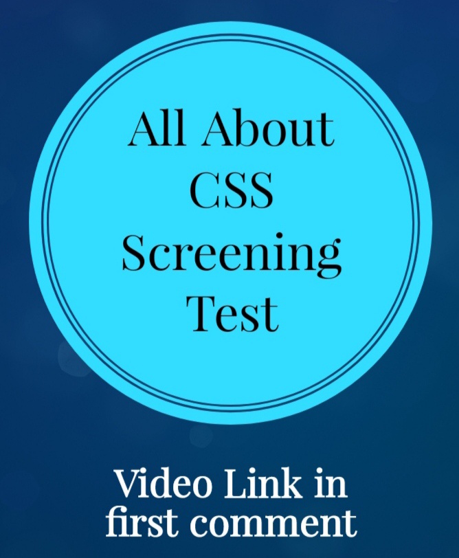 Awais Ali - What is CSS Screening Test? Importance,...