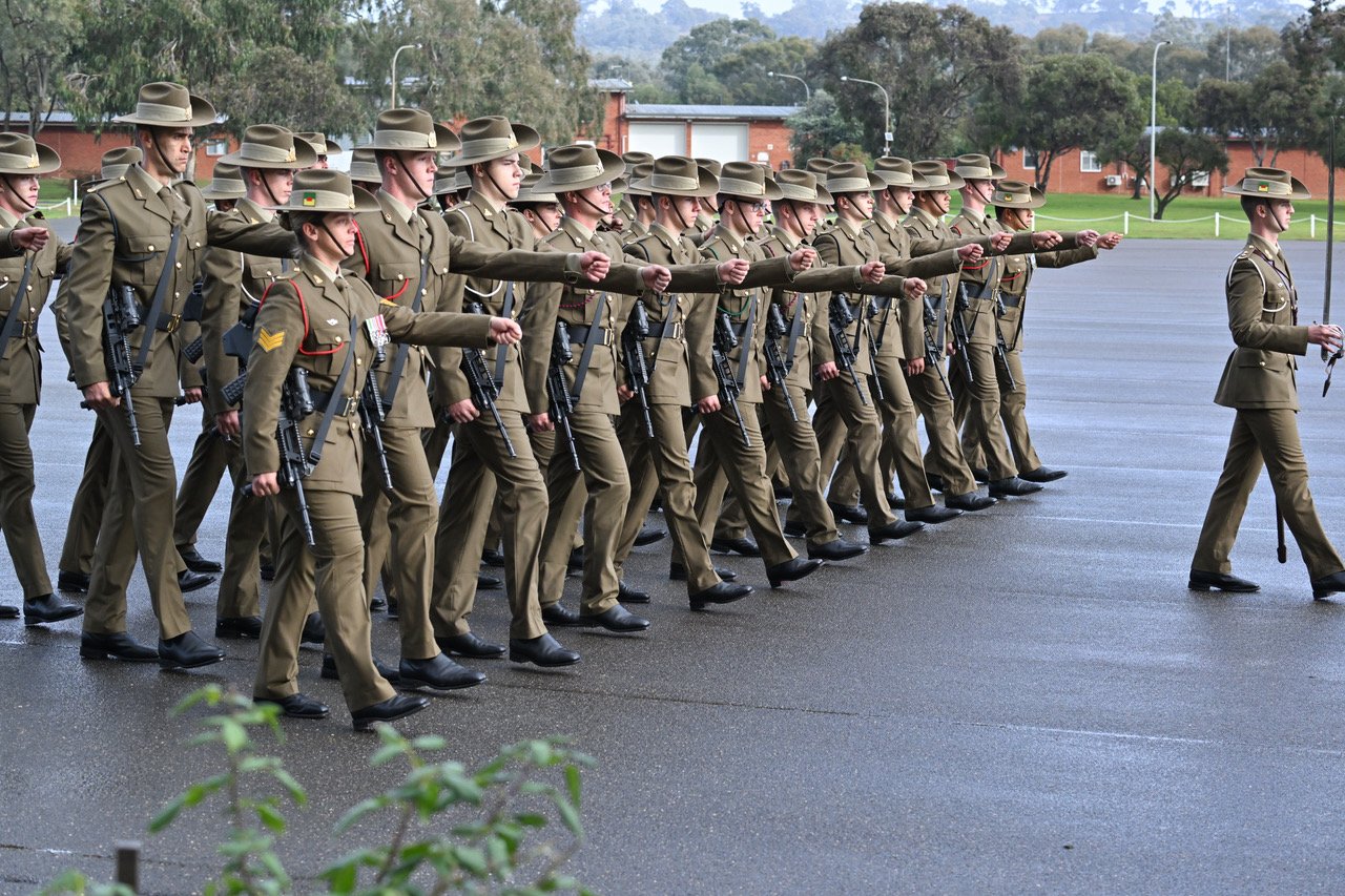 Congratulations to Australia’s newest soldiers from 1 and 2 Platoons ...
