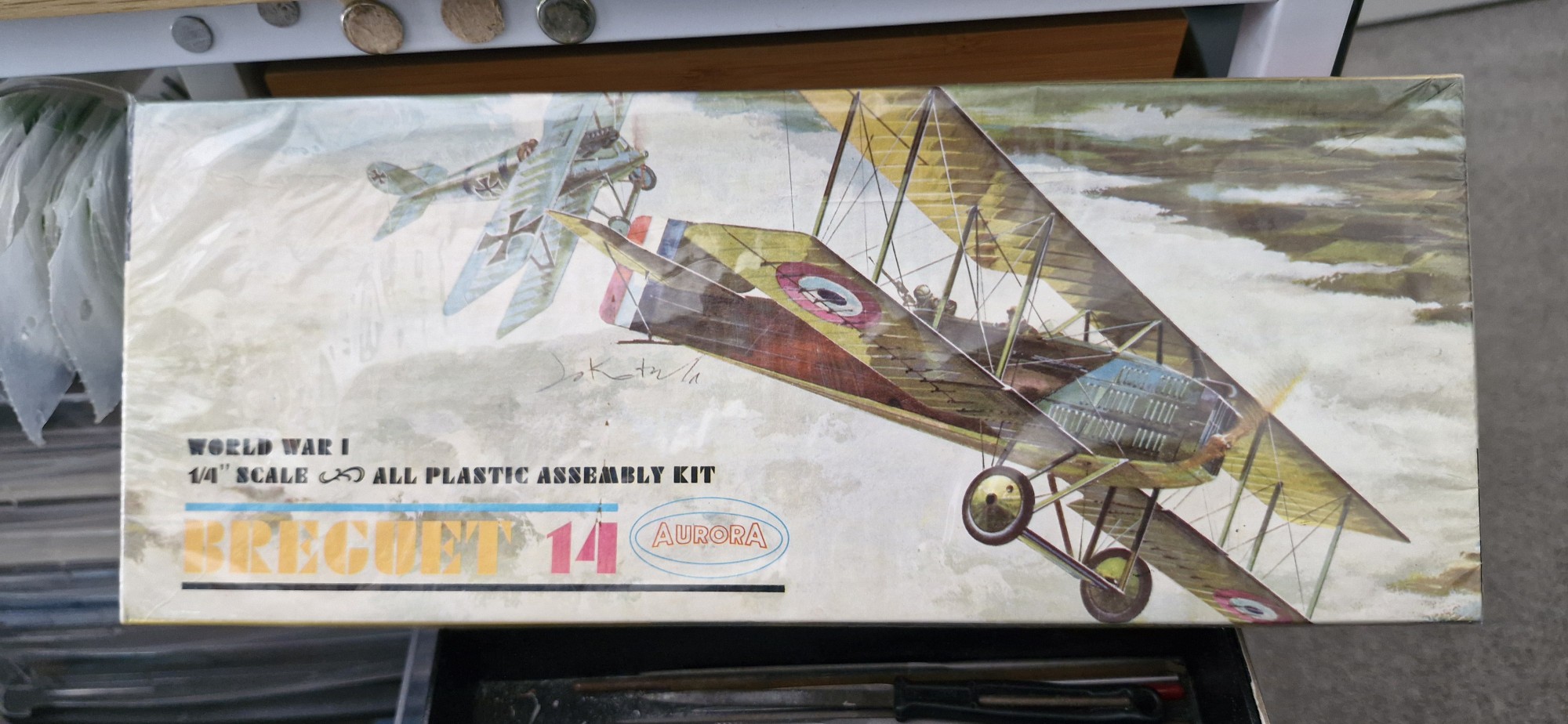 Aurora 1959 nuclear airliner model kit