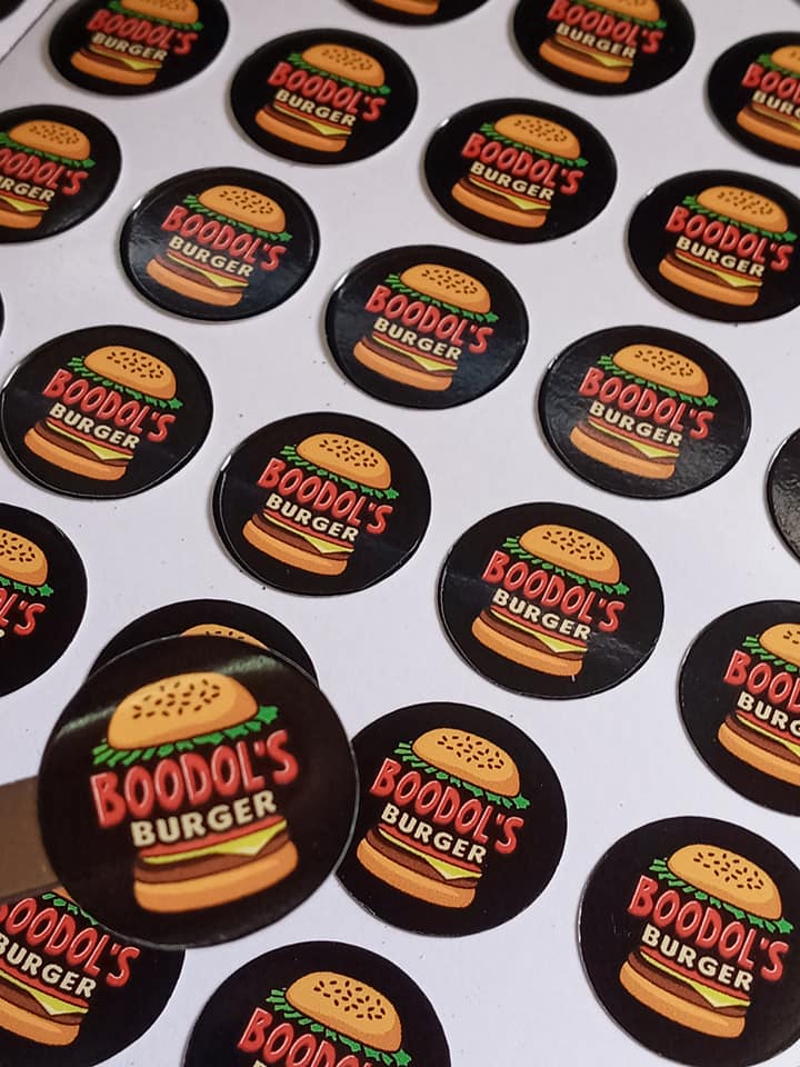 Logo stickers are... - Manlapaz Embroidery, Print, & Designs