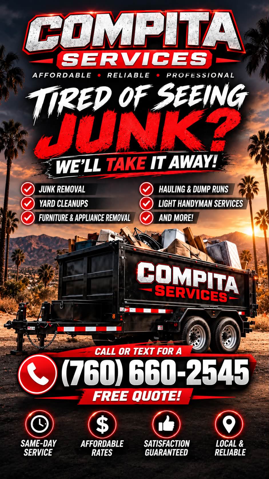 COMPITA SERVICES AFFORDABLE RELIABLE PROFESSIONAL TIRED OF SEEING