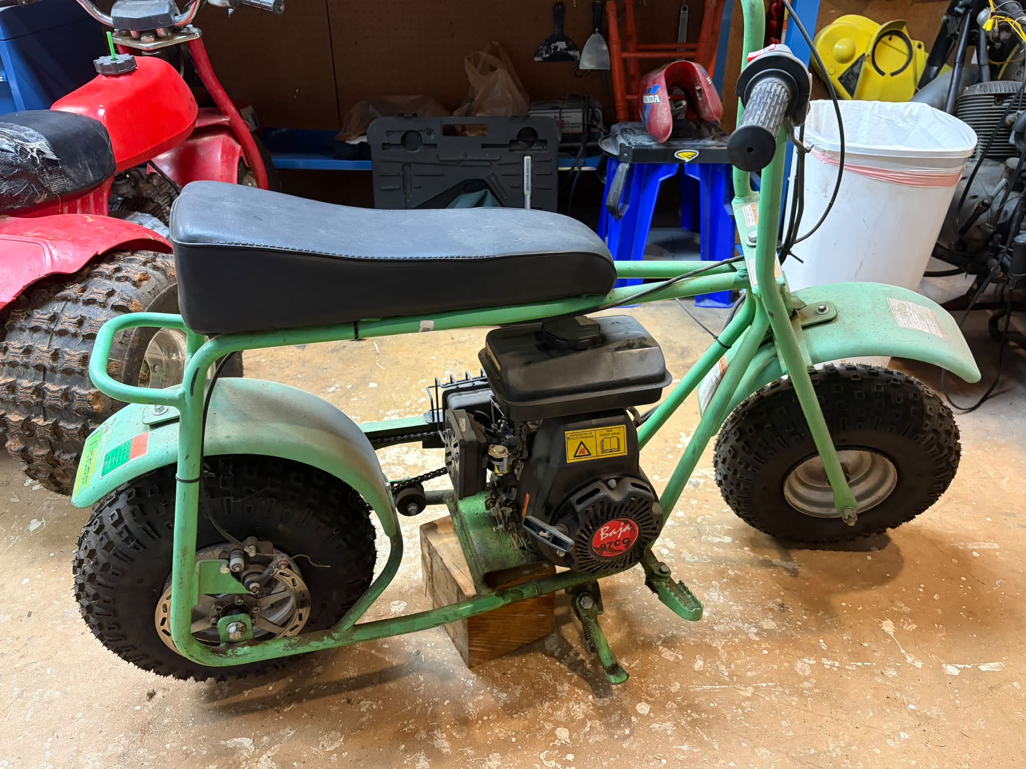 How to modify a 97cc Baja Racer to climb hills with 160lbs rider?