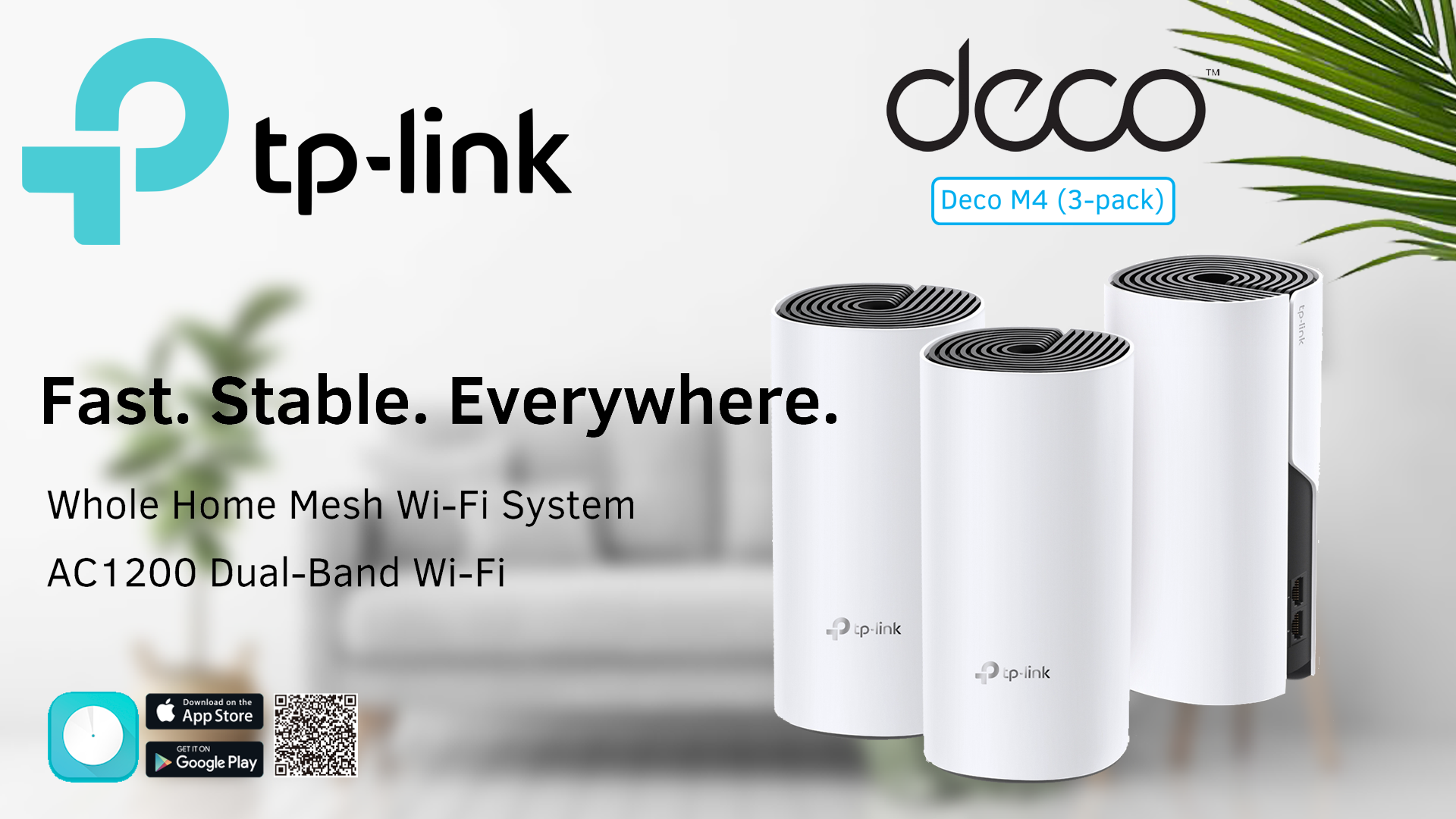 Pc - TP-Link AC1200 Deco M4 Whole Home Mesh WiFi System Deco uses  display picture 1