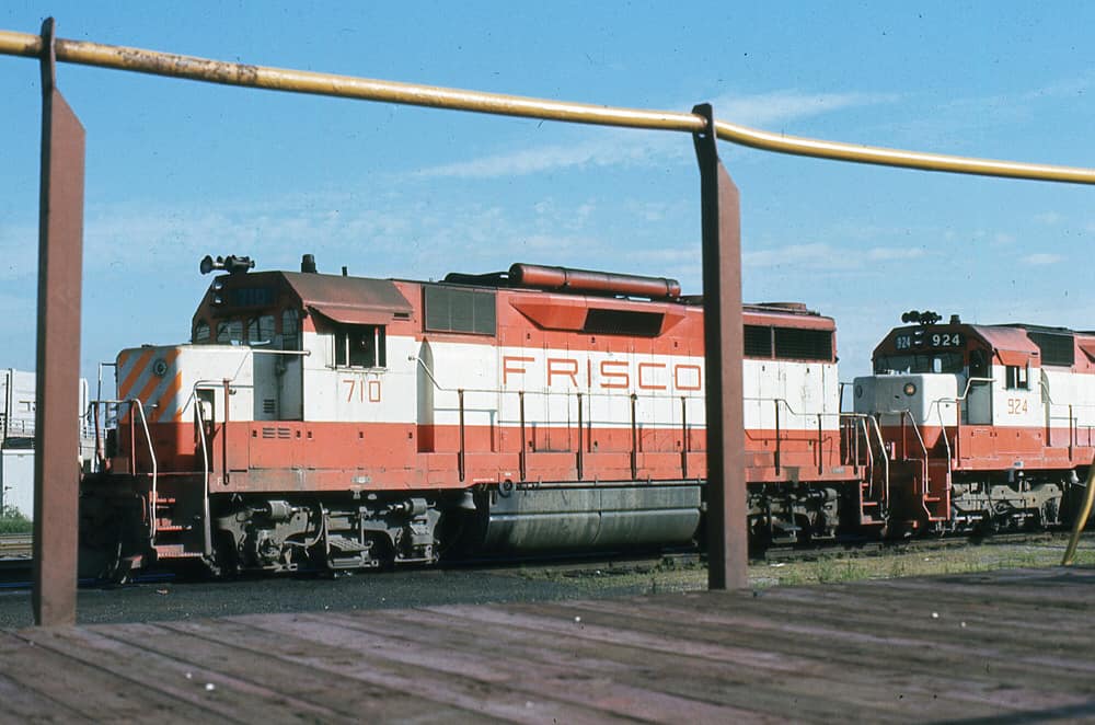 Shot this unusual GP35 in Kansas City in July 1973