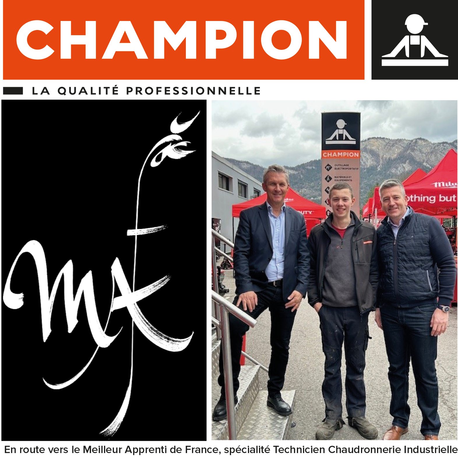 Champion - [En route pour le Meilleur Apprenti de France] En 2024 ...