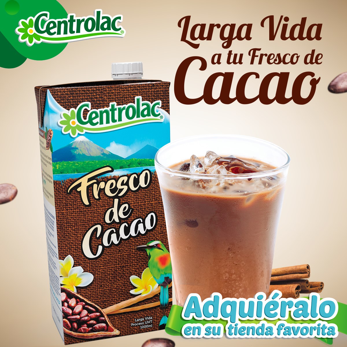 Centrolac S.A. - Busca tu Fresco de Cacao y lleva a tu...