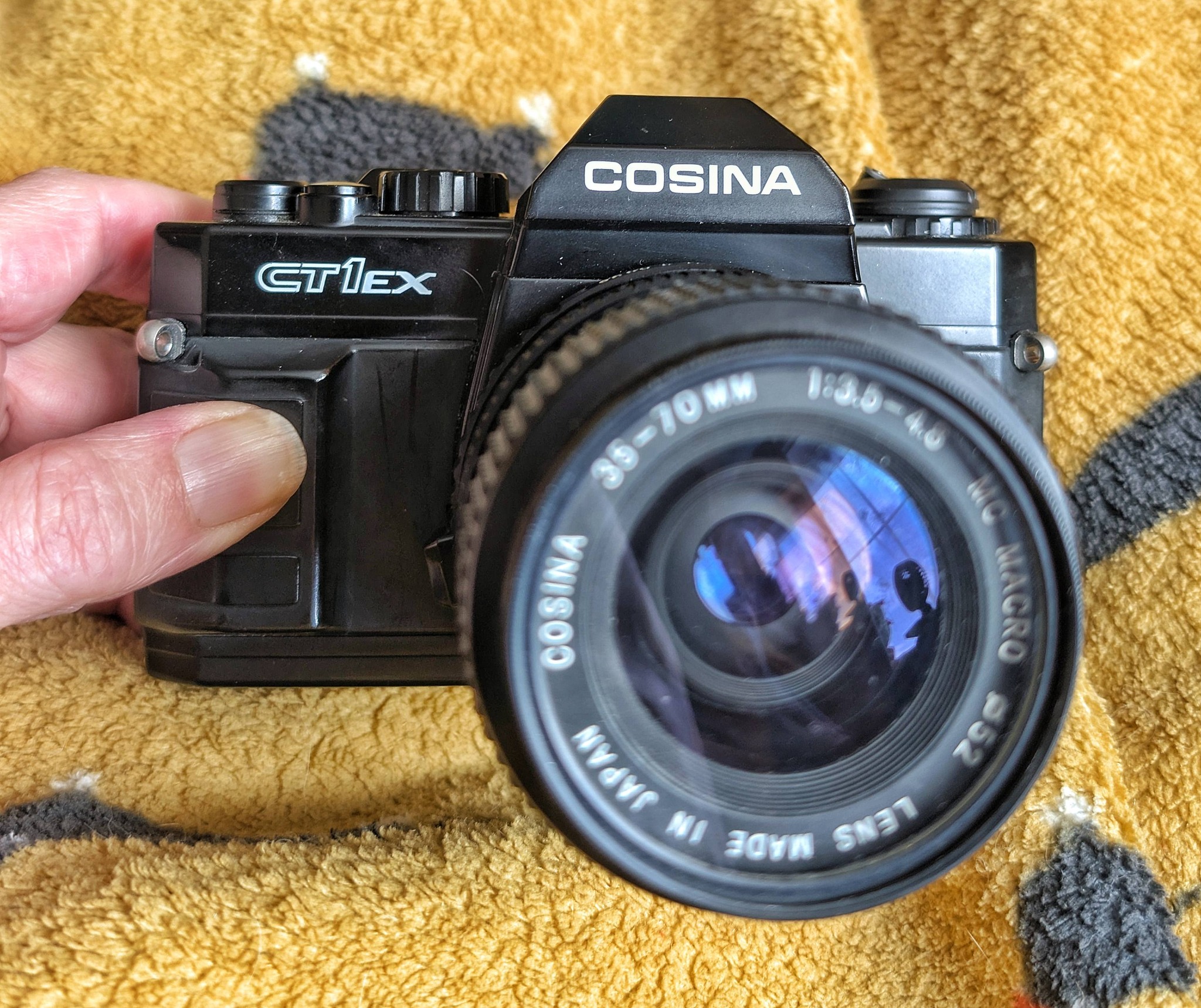 Restored Cosina CT9 reflex camera test shots
