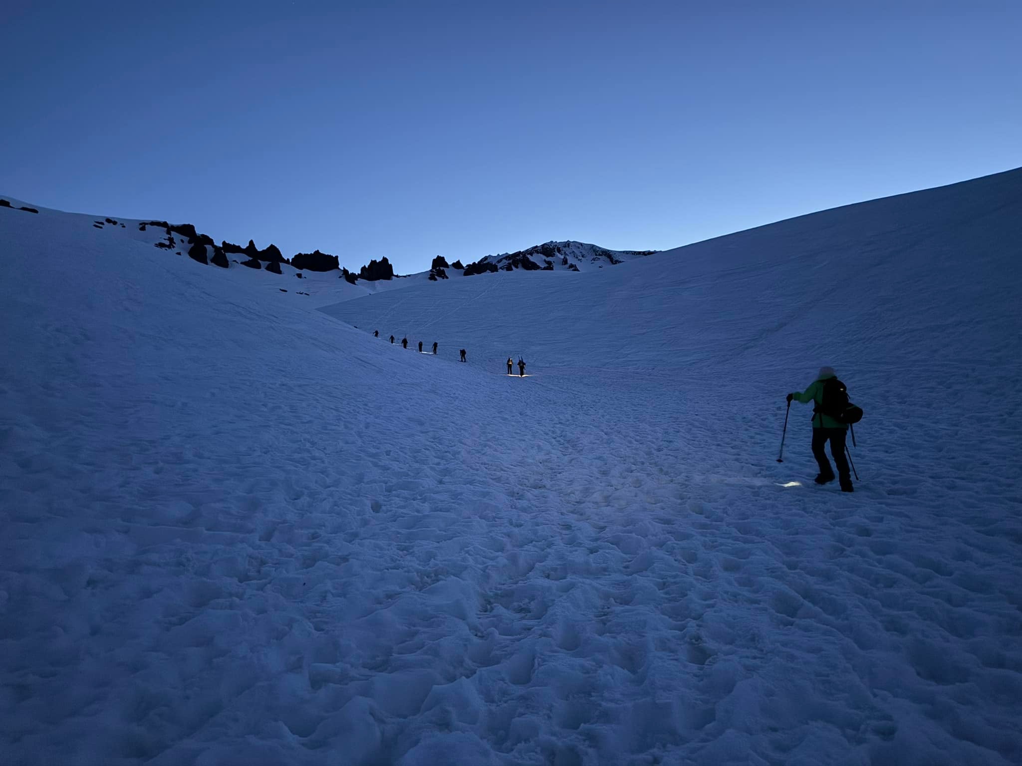 Mt. Shasta summit attempt via Avalanche Gulch