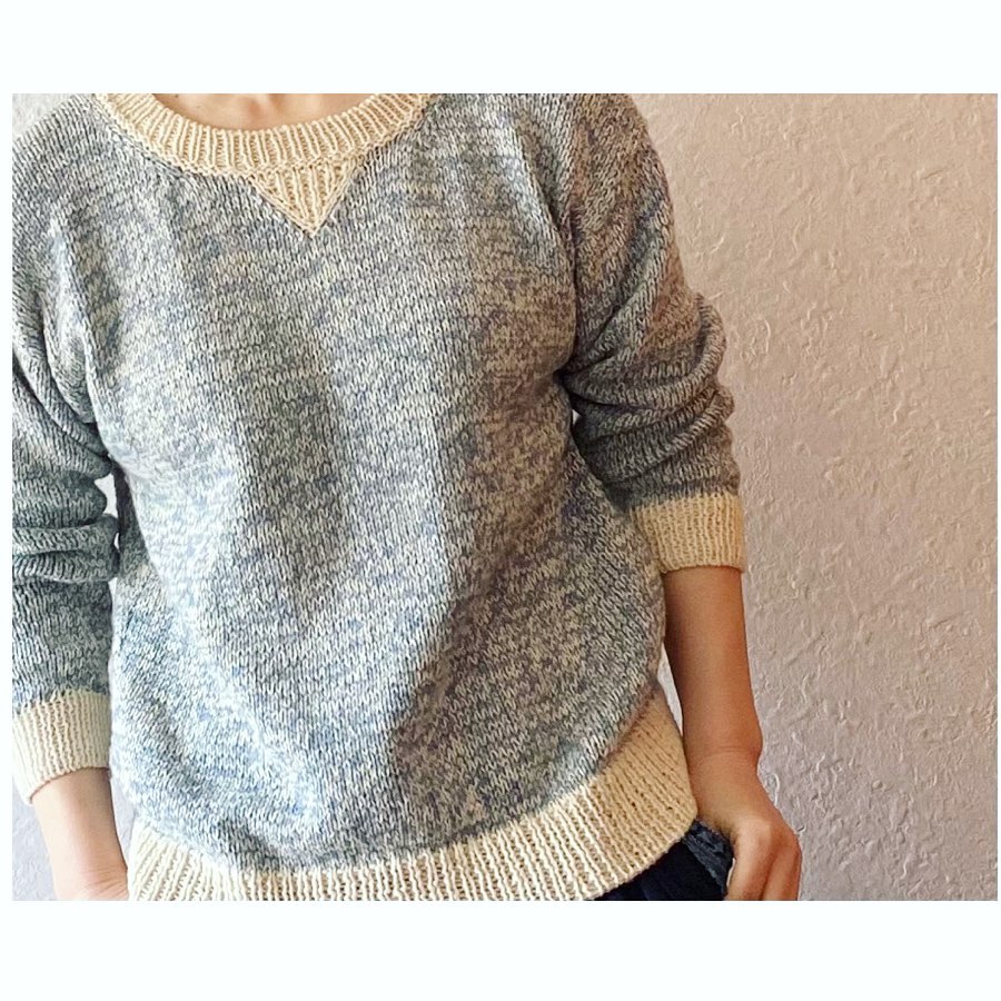 あみもの作家 Michiyo リリースしました Brett ブレット トレーナーのようなプルです わざと大きいサイズで作るのもオススメです Size S M L Xl 3l Holst Garn Coast ２本取りで編みます English Pattern Will Be Released Around March Michiyoknit