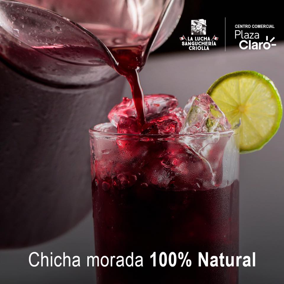 Plaza Claro - #SabíasQue el color de la chicha morada se...