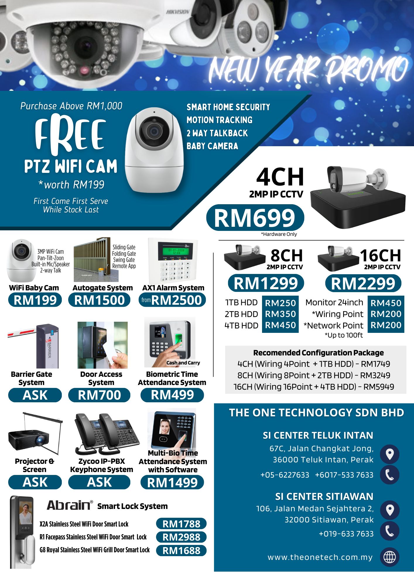 The One Technology Sdn Bhd - System Integrator Center | Teluk Intan