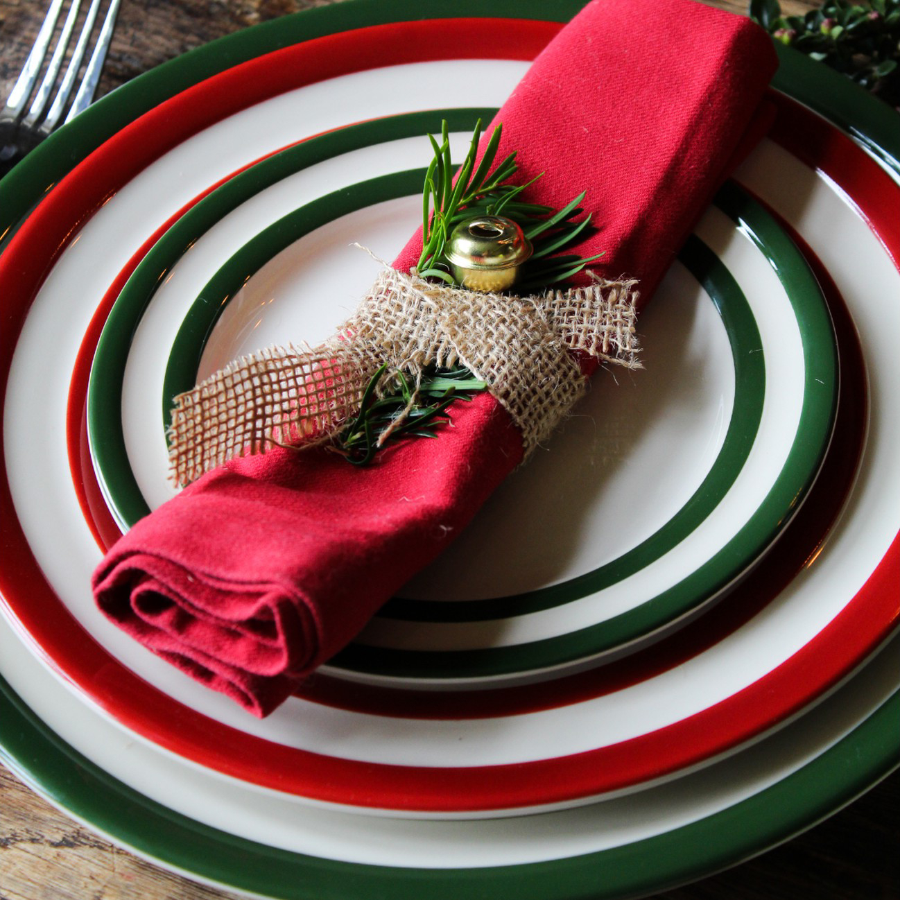 Cornishware - 'Tis the season for a stripey table...