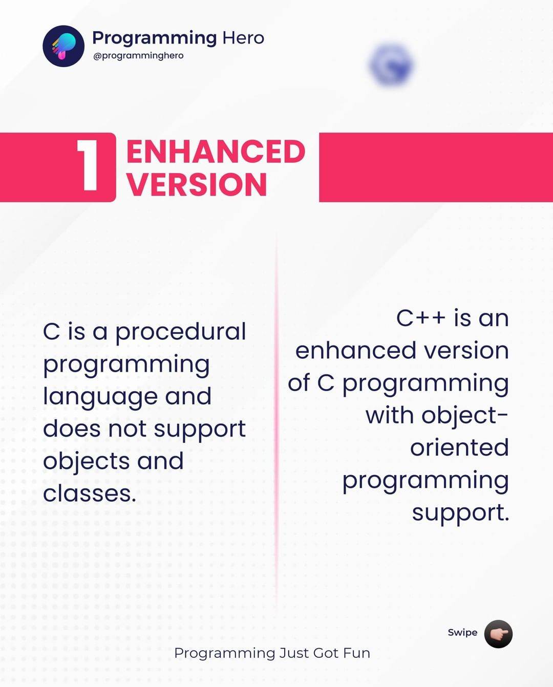 Lifetechfacts - Top 3 differences between C and C++...