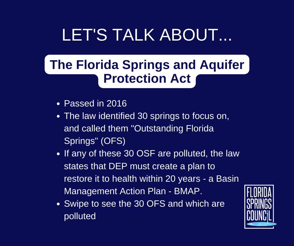 This week we will be breaking... - Florida Springs Council