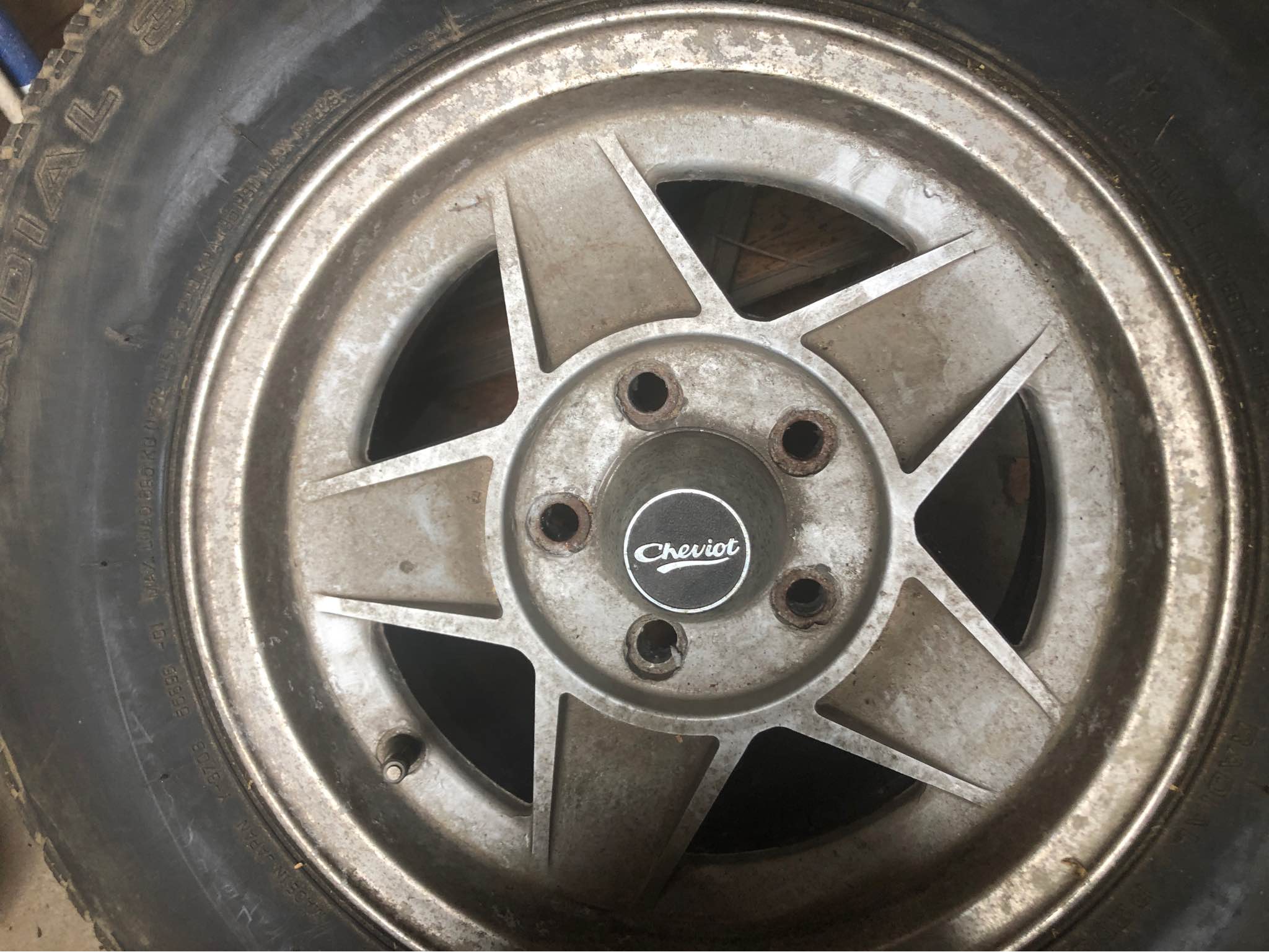 Vintage Cheviot Alloy wheels plus tires - Car Wheels, Tires & Parts ...