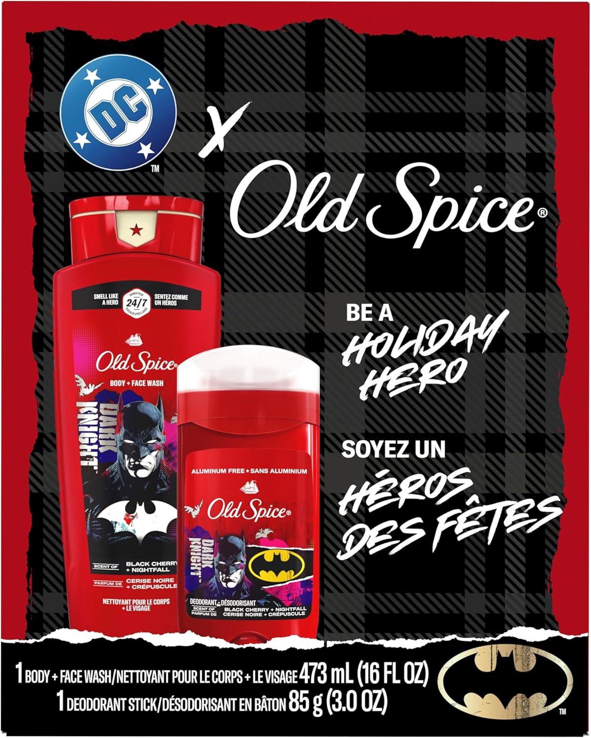 Old Spice Batman (🤔)Gift Set. Includes a deodorant and body wash