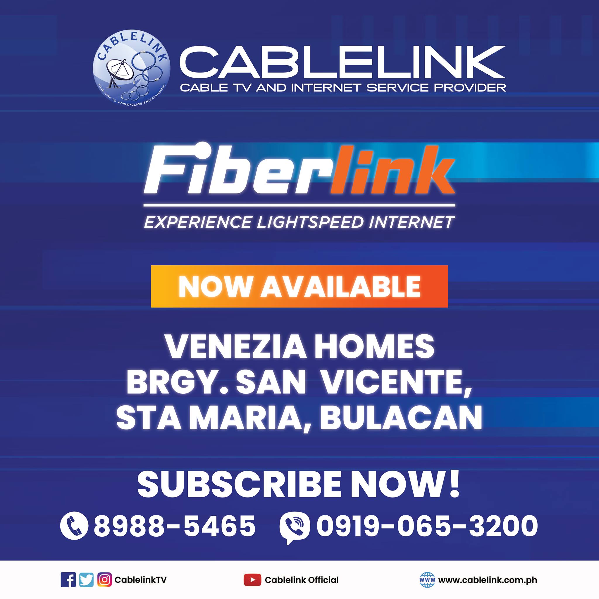 CablelinkTV - [NOW FIBER ACTIVATED] VENEZIA HOMES BRGY.... | Facebook