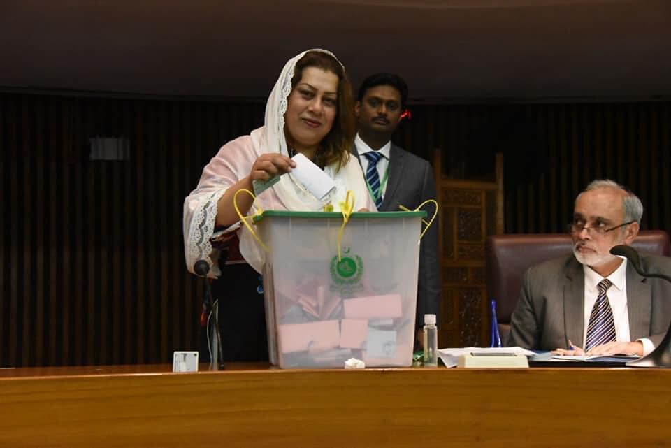 PTI Patriots - Today uzma Riaz jadoon casting vote for... | Facebook