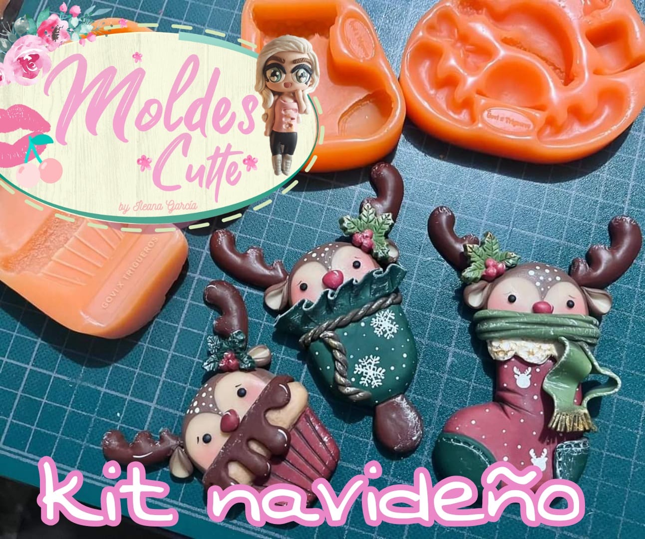 Moldes Cutte - ☃️🎄Vienen llegando!!!! Kit de 4 moldes,...