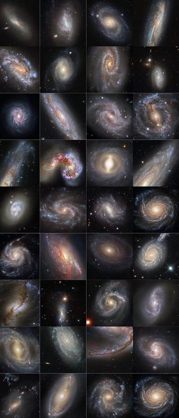 Science - This collection of 36 images from NASA's Hubble Space ...